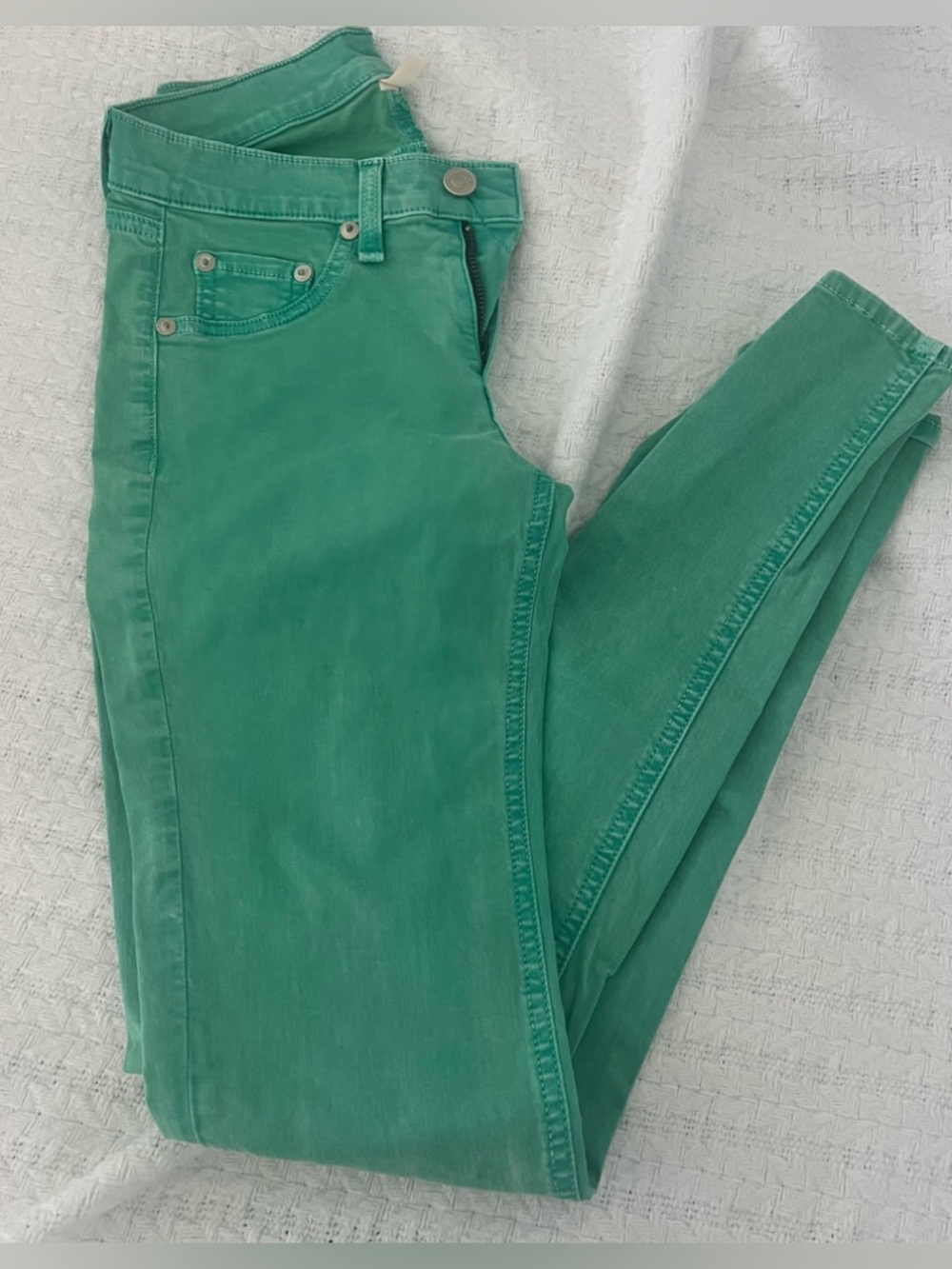 rag & bone Emerald Green Skinny Jeans size 24